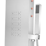 Shower Panel System Stainless Steel Curved 142370