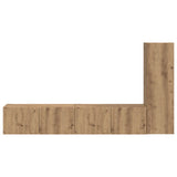 TV Cabinet Set 3 pcs Artisan Oak Engineered Wood 3408996