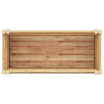 Garden Raised Bed Brown 70 x 35 x 70 cm Bamboo 4106589