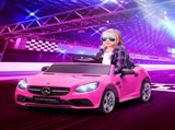 Benz SLC 300 Licensed 12V Kids Electric Ride On, with Music, Remote Control, LED Headlights, Horn, T3398P348317