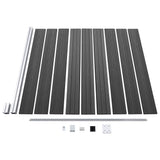 Fence Panel Set WPC 526x186 cm Black 3070430