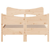 Bed Frame without Mattress 120x200 cm Solid Wood Pine 3216384