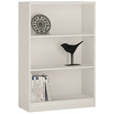 4 You Medium Wide Bookcase in Pearl White 4050221