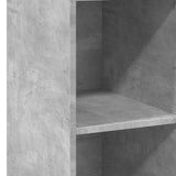 Highboard Concrete Grey 40x41x124 cm Engineered Wood 846386
