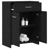 Bathroom Cabinet Black Oak 60 x 33 x 80 cm Engineered Wood 862551