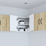 Wall Corner Cabinet PORTO Sonoma Oak 57 x 57 x 40 cm 885307