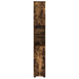 Bathroom Cabinet Smoked Oak 30 x 35 x 192 cm 883339