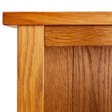 ZNTS 5-Tier Bookcase 70x22x140 cm Solid Oak Wood 331736