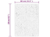 Rug IZA Short Pile Scandinavian Look Grey 80x150 cm 375450