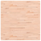 Table Top 90x90x2,5 cm Square Solid Wood Beech 355959