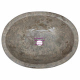Sink Grey 53x40x15 cm Marble 149173