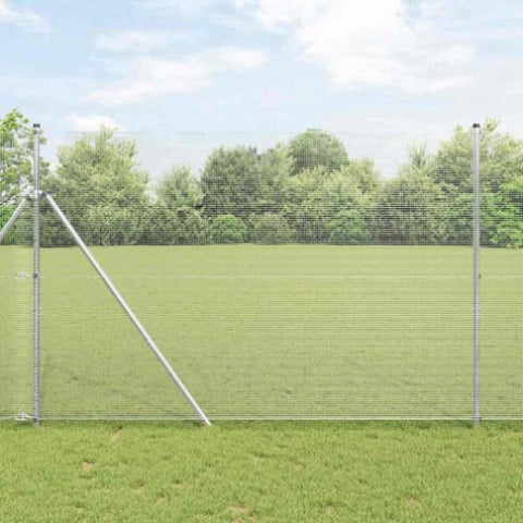 Welded Wire Fence Silver 1.5 x 50 m Steel 42004973