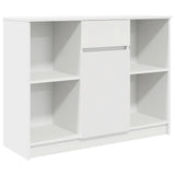 Sideboard with Drawer White 101x35x76 cm Engineered Wood 861562