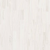 3-Tier Book Cabinet White 80x30x105 cm Solid Pine Wood 806533