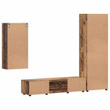 TV Cabinet Set with Shelf FLORIN 3 pcs Old Wood Engineered Wood 3397952