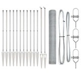 Welded Wire Fence with Spikes 25 x 1.4 m 3353385