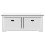 Hallway Bench BODO White 114x40x45 cm 4016869