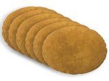 Cushion with Pillow HEERLEN 6 pcs Yellow Microfiber Fleece 929782