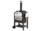 Outdoor Wood Fired Pizza Oven with Pizza Stone, Pizza Peel, Grill Rack, for Backyard and Camping 53882789
