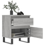 ZNTS Bedside Cabinet Grey Sonoma 40x35x50 cm Engineered Wood 830696