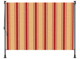 Outdoor Roller Blind Multicolour 120 x 270 cm 42037142
