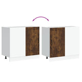 Kitchen Base Cabinet Lucca Smoked Oak Engineered Wood 854313