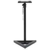 Studio Monitor Speaker Stands 2 pcs Black Steel 70083