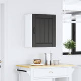 ZNTS Kitchen Wall Cabinet Lucca Black Engineered Wood 853799