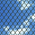 ZNTS Chain Link Fence Steel 1,25x25 m 140350