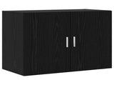 Wall Cabinet Black Oak 80 x 42.5 x 64 cm Engineered Wood 8010924