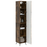 Cabinet Set 2 pcs Smoked Oak Engineered Wood 3416876