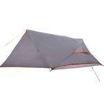 ZNTS Camping Tent Dome 4-Person Orange Waterproof 94729