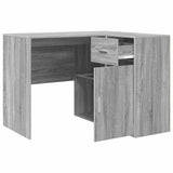 Corner Desk with Drawer Grey Sonoma 102 x 88 x 75 cm 3337278