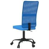 Office Chair Height Adjustable Blue Mesh Fabric 353008