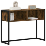 End Table Smoke Oak 100 x 36 x 75 cm Engineered Wood 886692