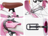 Kids Bike 16 Inches for 4-6 Years Old Light Pink 42009421