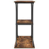 Console Table Smoked Oak 101 x 35 x 80.5 cm Engineered Wood 868471
