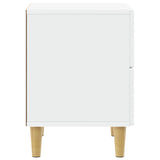 Bedside Table White 43 x 34.5 x 48 cm Engineered Wood 894985