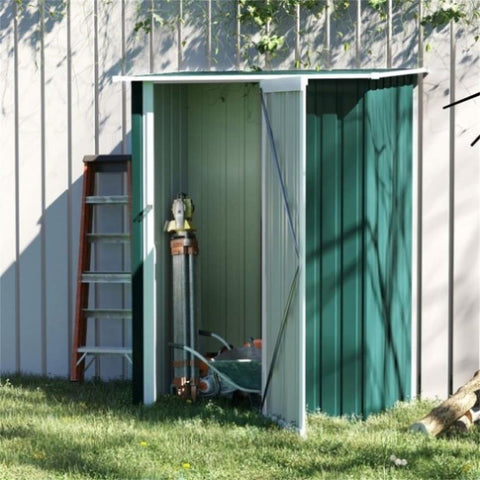 ZNTS Metal Outdoor Storage Shed, Garden Tool House Cabinet 79841847