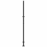 Garden Gate Black 100x200 cm Steel Light Design 4100953