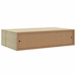 Wall-mounted Drawer Shelves 2 pcs Oak 40x23.5x10cm MDF 330248