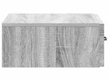 Wall-Mounted Bedside Cabinet 2 pcs Grey Sonoma Engineered Wood 899308