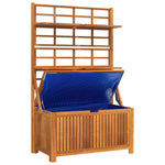 Storage Box with Trellis 99x50x160 cm Solid Wood Acacia 318760