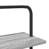 Bookshelf Grey Sonoma 60 x 24 x 203 cm Engineered wood 879974
