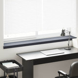 Window Sill Anthracite with wood grain 140 x 20 x 4.5 cm PVC 42046954