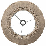 Ceiling Lamp Shade Brown 50x30 cm Wicker 364379