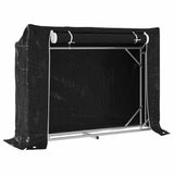 Firewood Rack with Rain Cover 151x40.5x110.5 cm Galvanised Steel 4104940