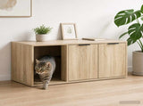 Cat Crate Furniture Sonoma Oak 100 x 49 x 45 cm Engineered Wood 8014753