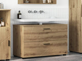 Bathroom Cabinet with Drawer Artisan Oak 76.5 x 35 x 64 cm 883303