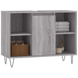 Bathroom Cabinet Grey Sonoma 80x33x60 cm Engineered Wood 831634